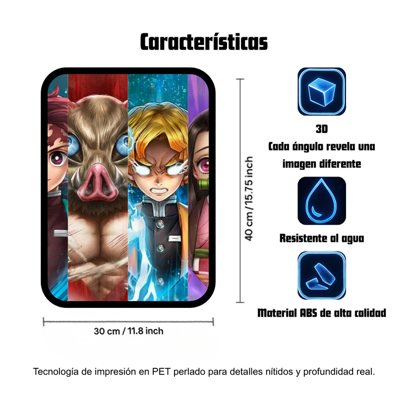 Cuadro Demon Slayer 3D